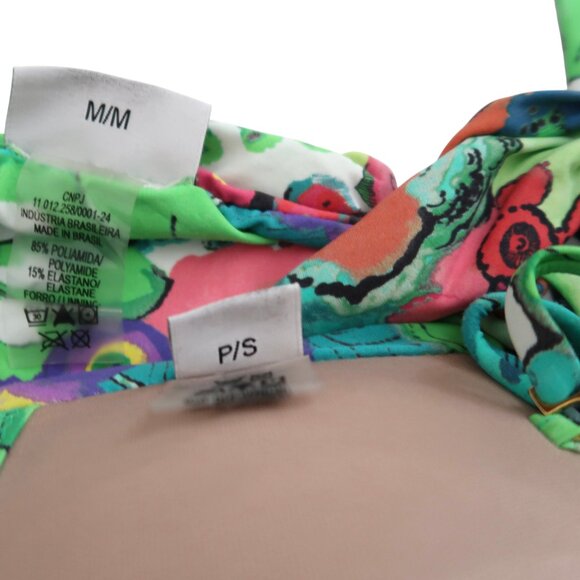 AMIR SLAMA floral print bikini swimsuit S M - Picture 6 of 6